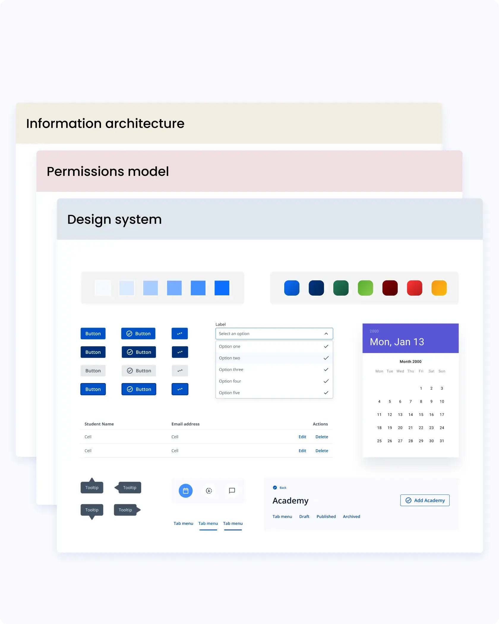 UI examples