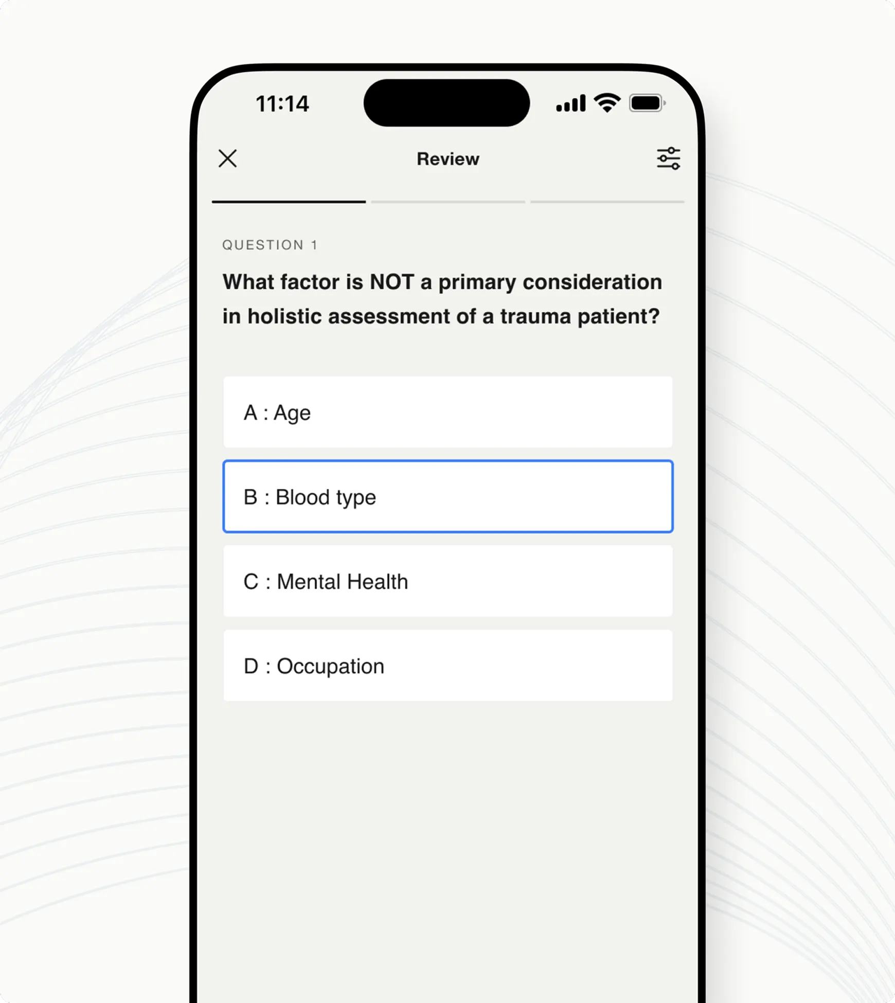 AO Foundation case study UI examples