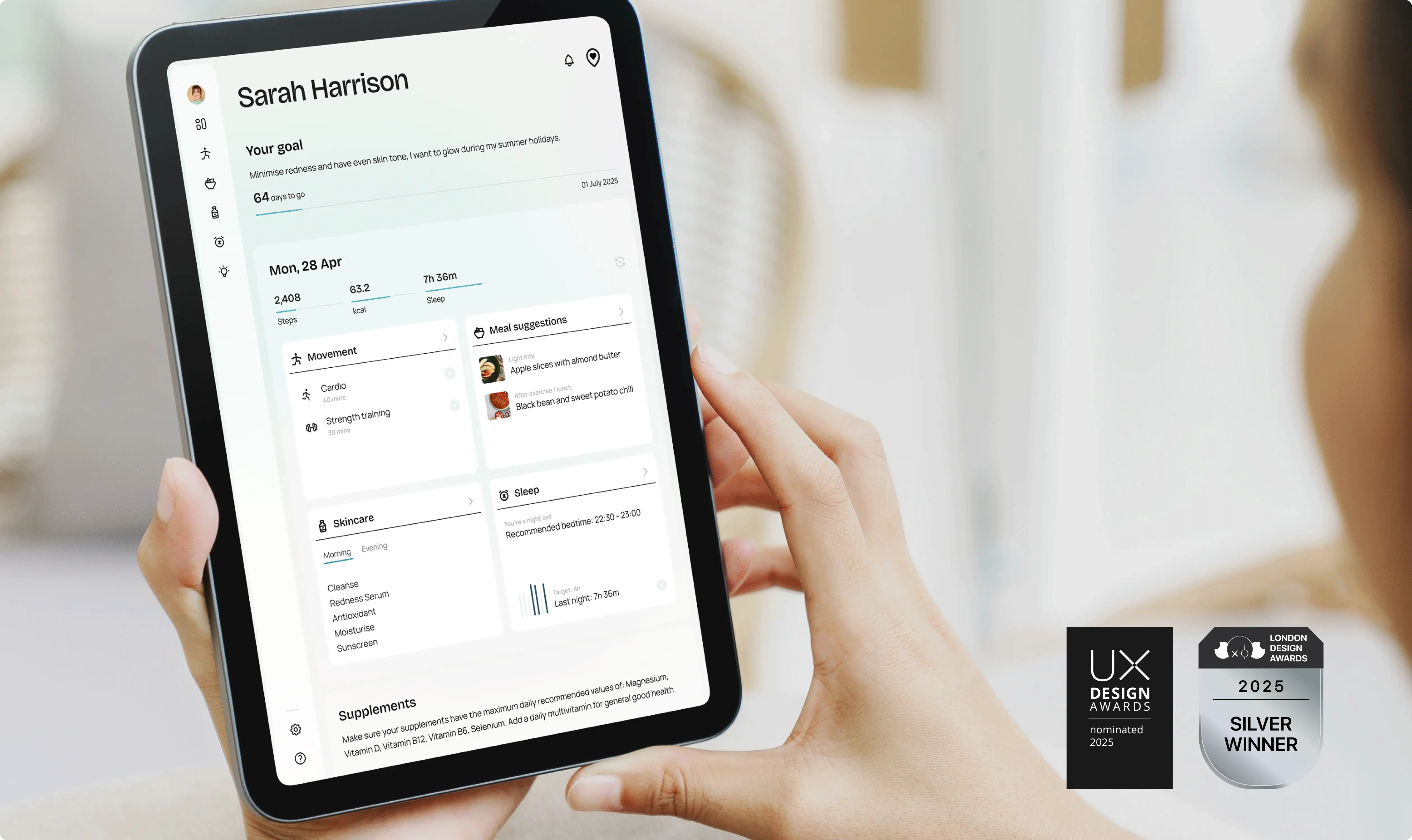 MAP Health case study UI examples
