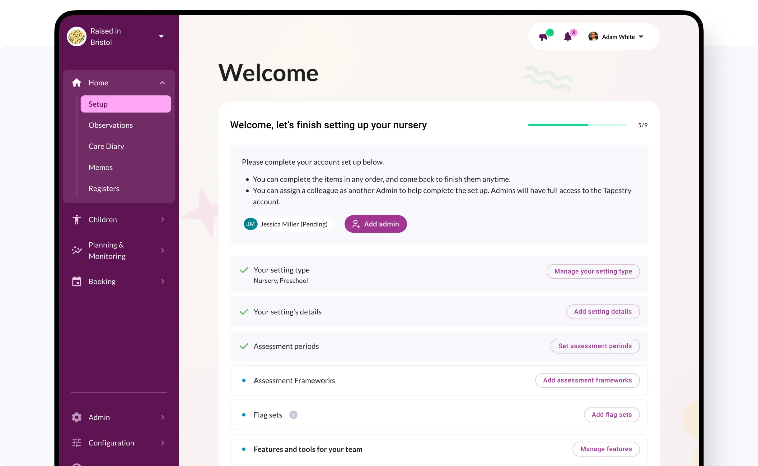 Tapestry case study screenshot