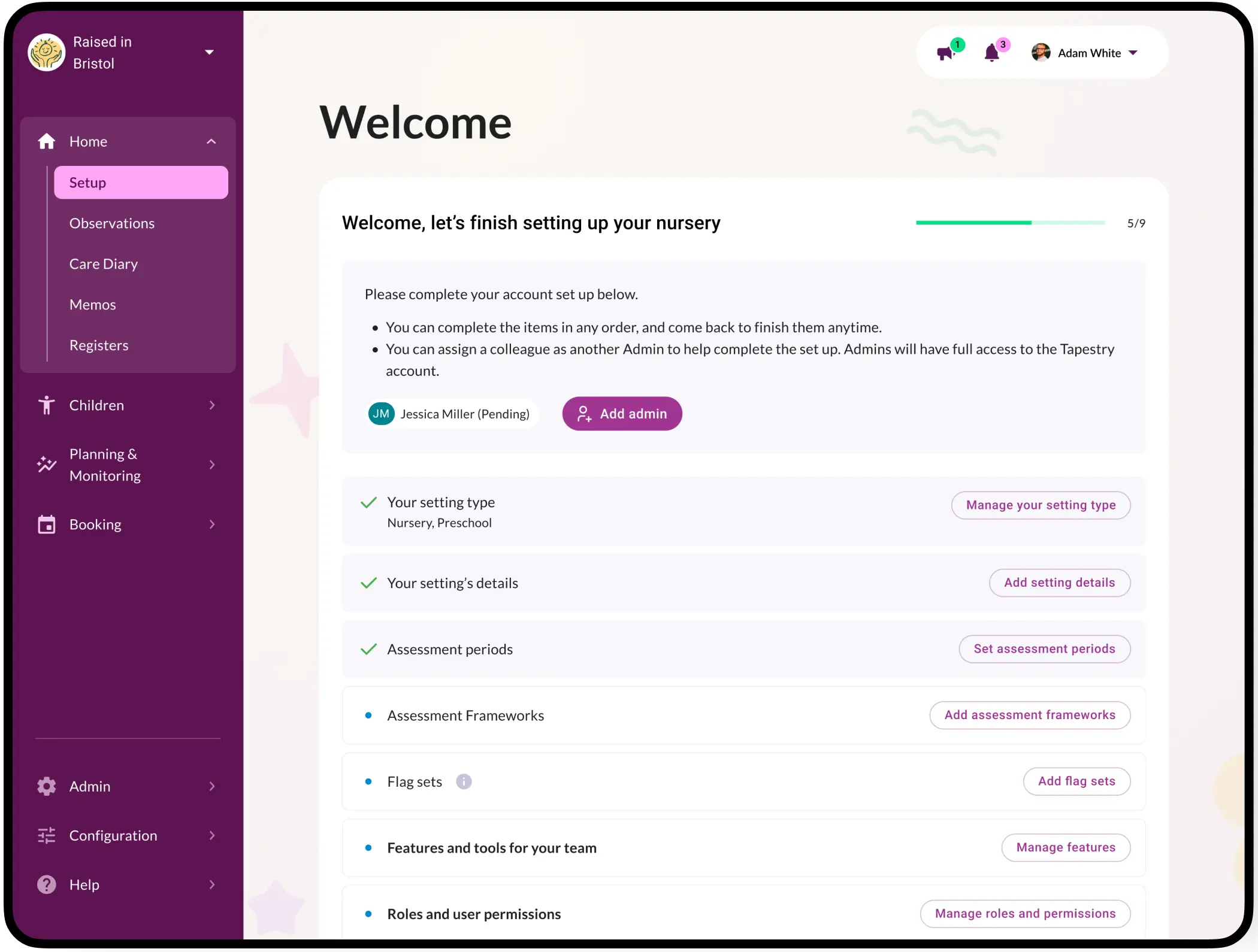 Tapestry case study screenshot