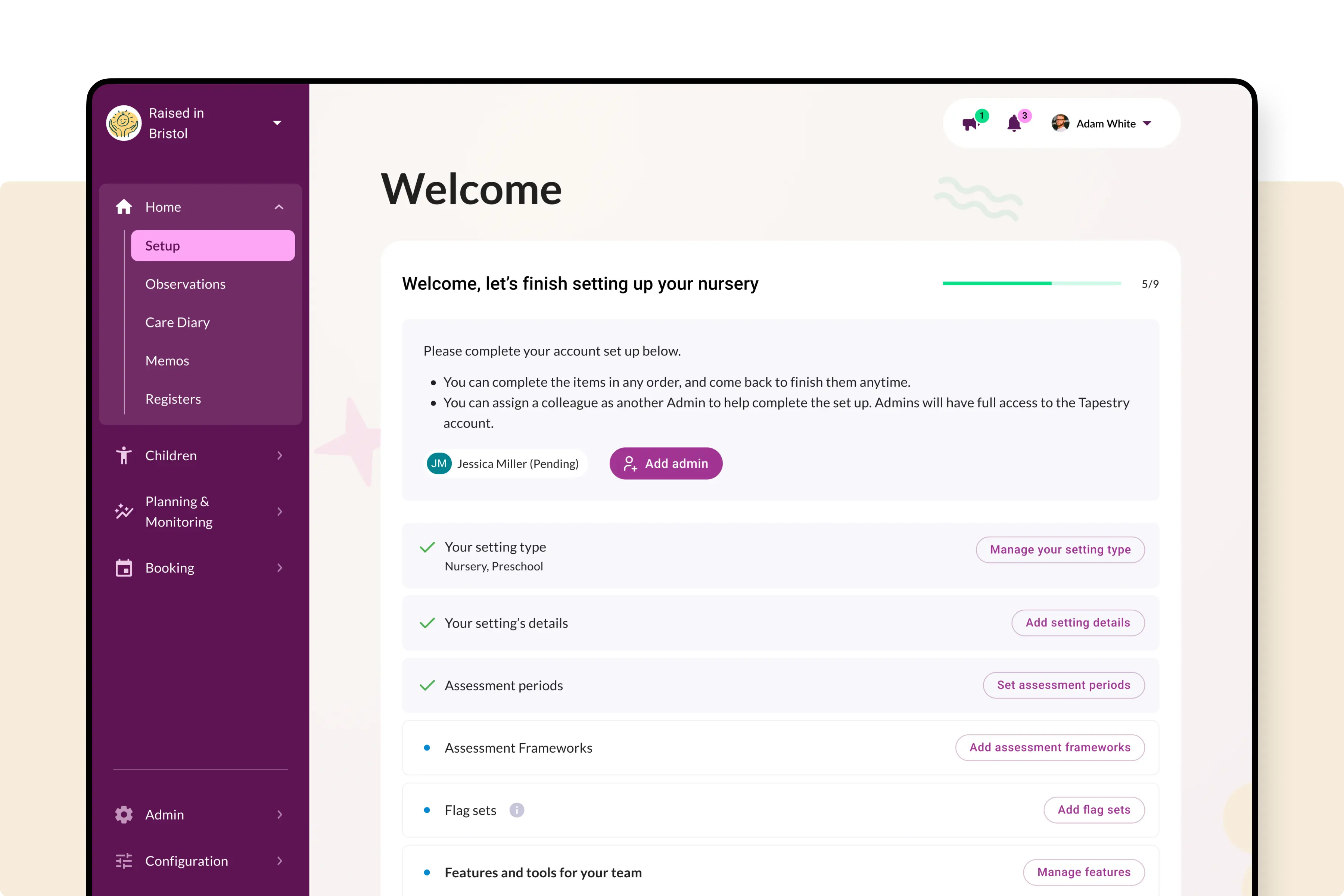 Tapestry case study UI examples