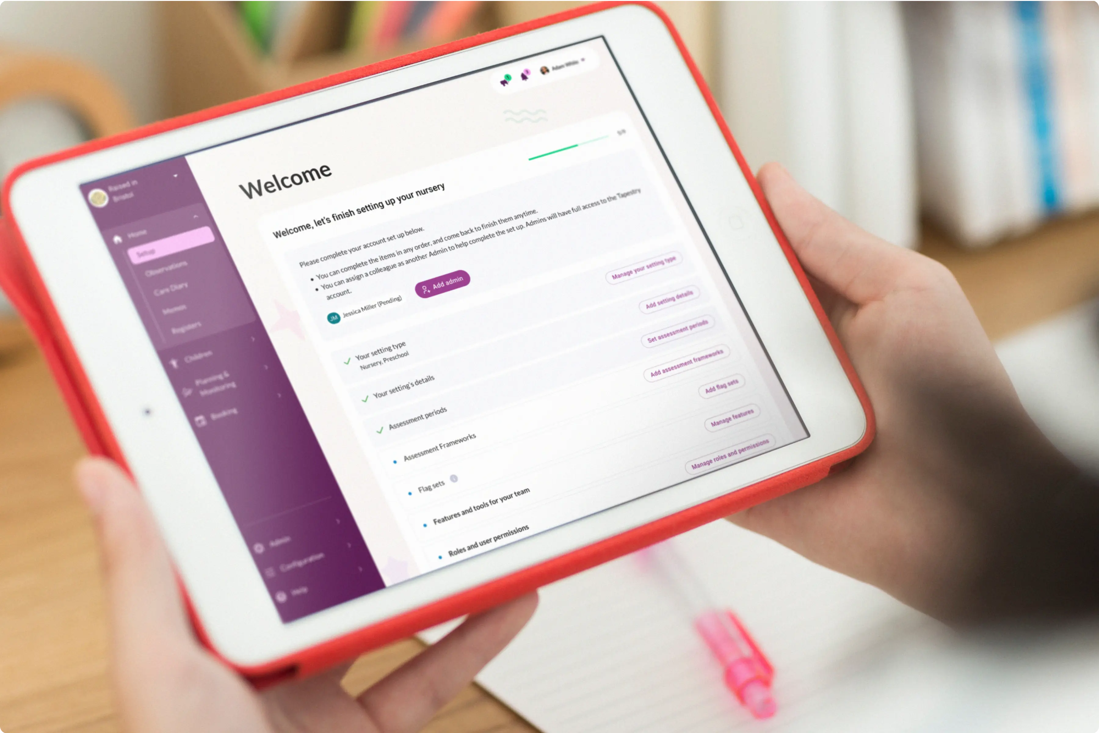 Tapestry case study UI examples