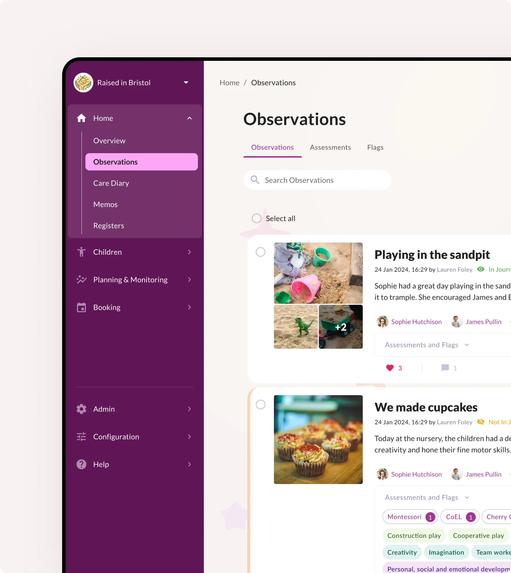 Tapestry case study UI examples